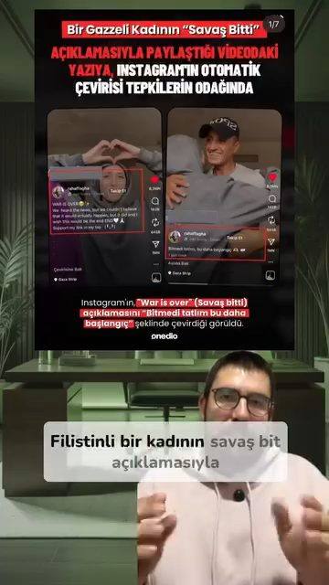 Instagram’ın Filistin içeriklerinde çeviri ve moderasyon hataları üzerinden algoritmik yanlılık ve Meta politikalarını anlatan video.
