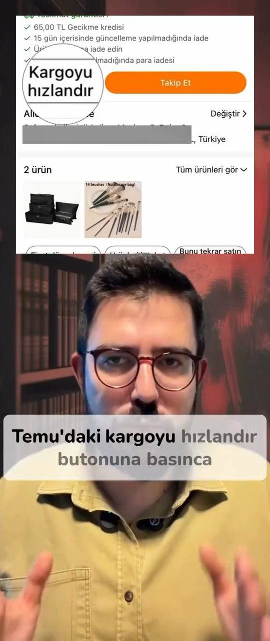 Kargo hızlandırma butonu, yükleme çubuğu ve labour illusion kavramı üzerinden kullanıcı deneyimini anlatan video.